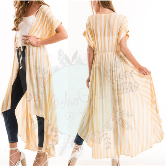 Striped Kimono - Picture 2 of 2